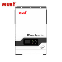 يجب موازية 5KW 5.5KW 48 فولت PH1800 زائد على قبالة الشبكة الهجين الشمسية العاكس PV المدخلات 145 فولت MPPT 140A شاحن شبكة التعادل - الصورة 3